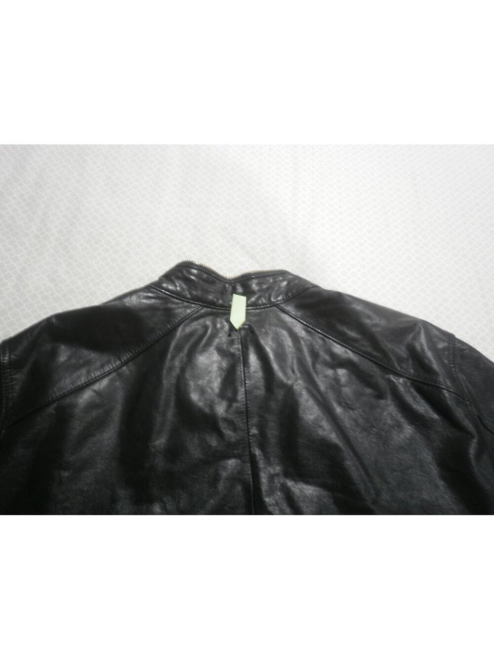 Vintage Retro Sean John Leather  Biker Jacket Men's Size XL Zippers - Picture 11 of 11